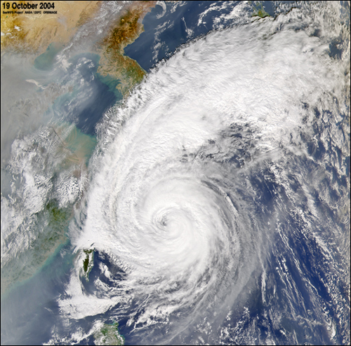 В Японии почти 100 тысяч домов остались без света из-за тайфуна "Трами"